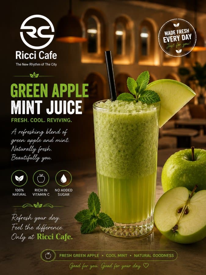 Mint &amp; Green Apple Lemonade